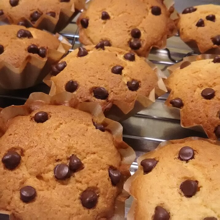 子供のおやつに チョコチップマフィン レシピ 作り方 By 流星 キラリ 楽天レシピ 子供のおやつに チョコチップマフィン レシピ 作り方 By 流星 キラリ 楽天レシピ